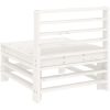 Mittensoffor 2 st vit massiv furu vidaXL – miniatyr 6