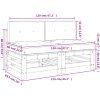 Mittensoffor med dynor 2 st massiv furu vidaXL – miniatyr 10
