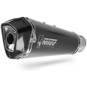 MIVV Delta Race Silencer Steel Black/Carbon Triumph Street Triple R/S/RS