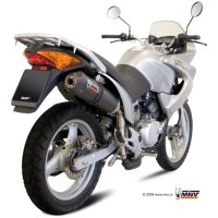 MIVV Oval Carbon Cap Slip-On Carbon Honda XL125 Varadero