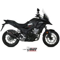 MIVV Suono Muffler Steel Black/Carbon End Cap Honda CB500X