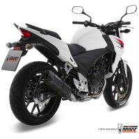 MIVV SUONO Steel Black Slip-On Honda CB500 F/X