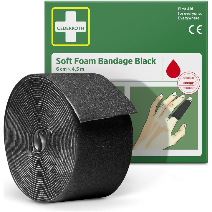 Mjukskumsförband Dirty Svart Cederroth – bild 4