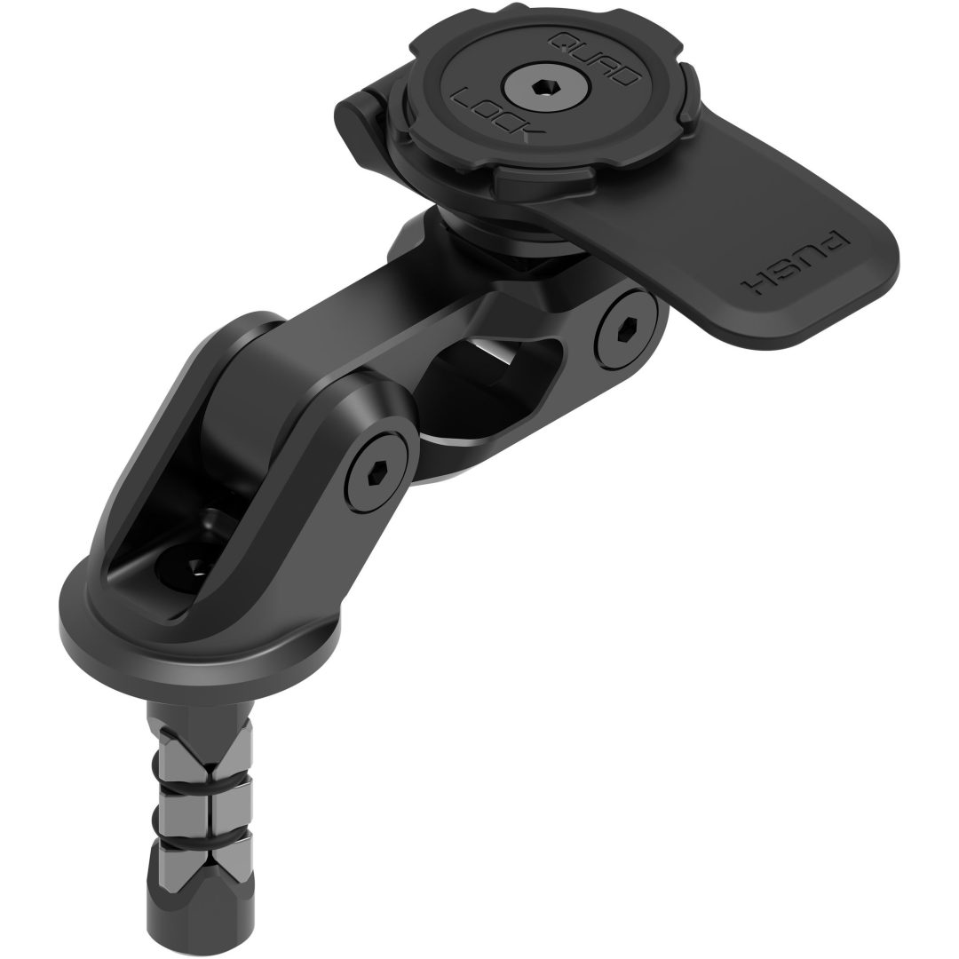 Mobilfäste Fork Stem Mount Pro Svart Quad Lock Alla Quad Lock-fodral och universala adaptrar