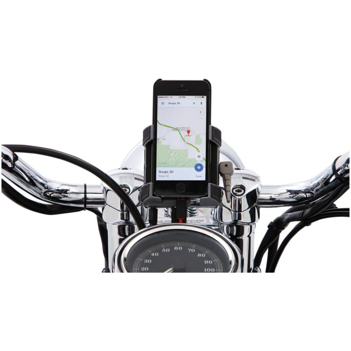 Mobil/GPS-Hållare för 1.25 tum styren CIRO Chrome – bild 3