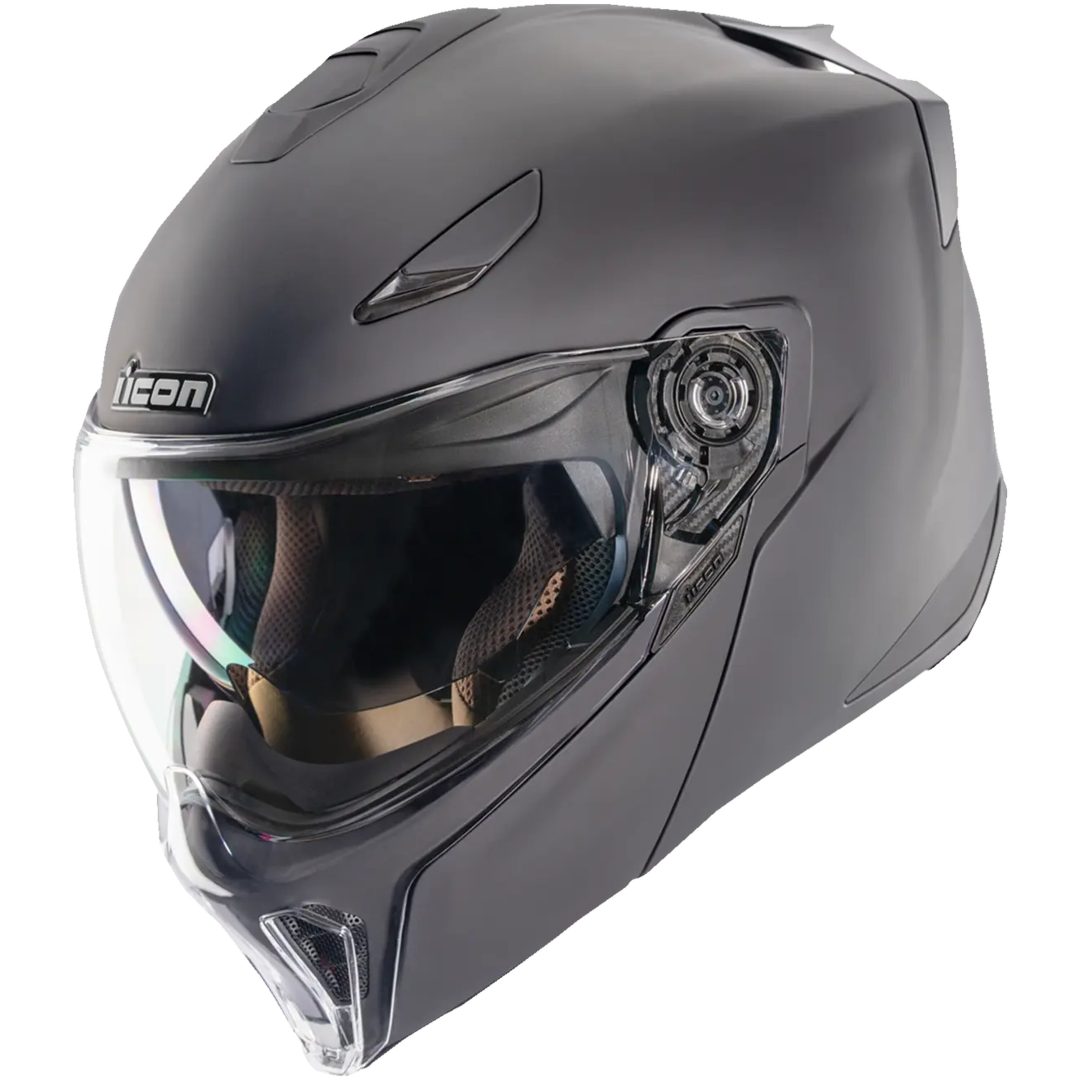 Modulärhjälm Threshold Solid Svart Matt ICON 3XL