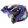 Modulärhjälm Threshold Synthwave Lazer Cobra Lila ICON XS – miniatyr 2