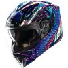 Modulärhjälm Threshold Synthwave Lazer Cobra Lila ICON XS – miniatyr 1
