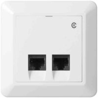 MOD.UTTAG 2XRJ45 RAK C6 UTP RVEKO30157