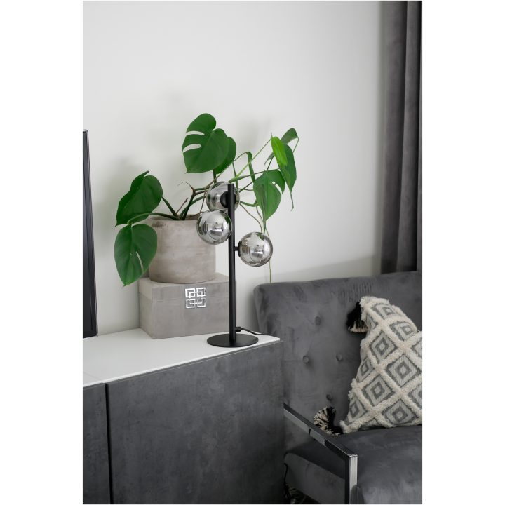 Molekyl Bordlampa 3a, Svart/rök ANETA HOME Sockel G9 Svart /Rökgrå – bild 6