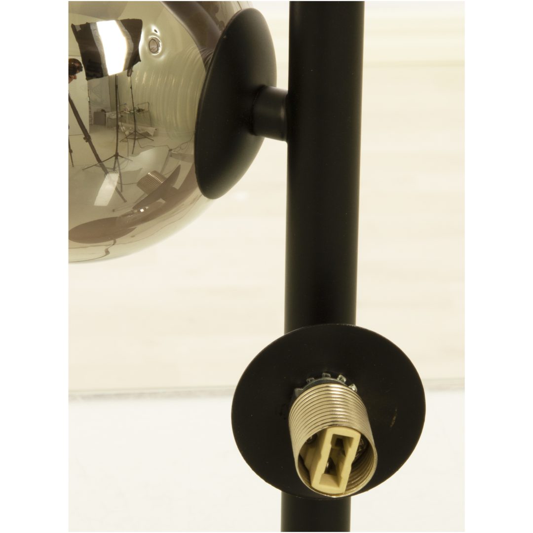 Molekyl Bordlampa 3a, Svart/rök ANETA HOME Sockel G9 Svart /Rökgrå – bild 3