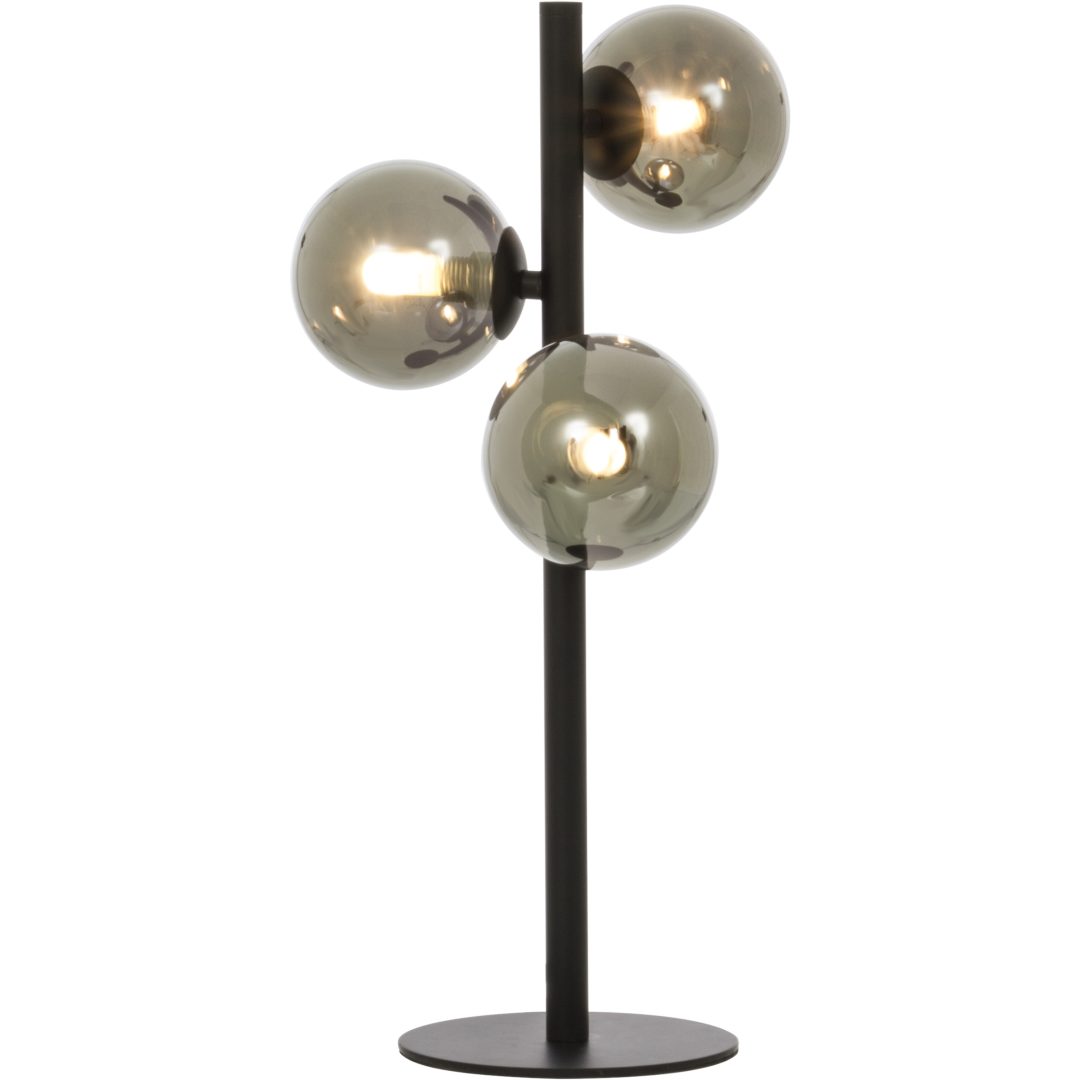 Molekyl Bordlampa 3a, Svart/rök ANETA HOME Sockel G9 Svart /Rökgrå