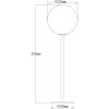 Molekyl Bordlampa Hög, Svart/rök ANETA HOME Sockel G9 Svart /Rökgrå – miniatyr 6