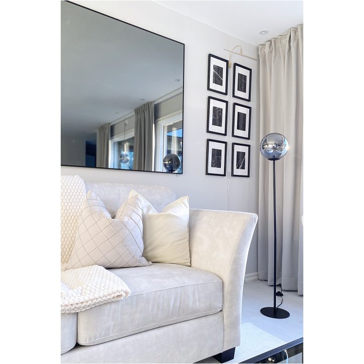 Molekyl Golvlampa, ANETA HOME Sockel E14 Svart /Rökgrå – bild 5