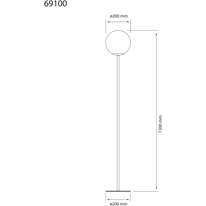 Molekyl Golvlampa, ANETA HOME Sockel E14 Svart /Rökgrå – bild 9