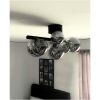 Molekyl Plafond, ANETA HOME Sockel G9 Svart /Rökgrå – miniatyr 6