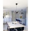 Molekyl Taklampa Rund, Svart/rök ANETA HOME Sockel G9 Svart /Rökgrå – miniatyr 5