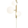 Molekyl Vägglampa, Matt Mässing/vit ANETA HOME Sockel G9 Matt Mässing /Vit – miniatyr 1