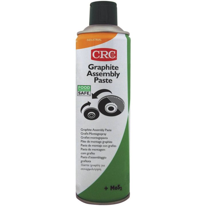 Montagepasta Graphite Assembly Paste / MoS2 3085 CRC PASTA MONTAGE MOS2 SPRAY 500ML – bild 2