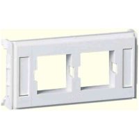 MONT.BRICKA 2xRJ45 LUCENTBLINDPLUGG