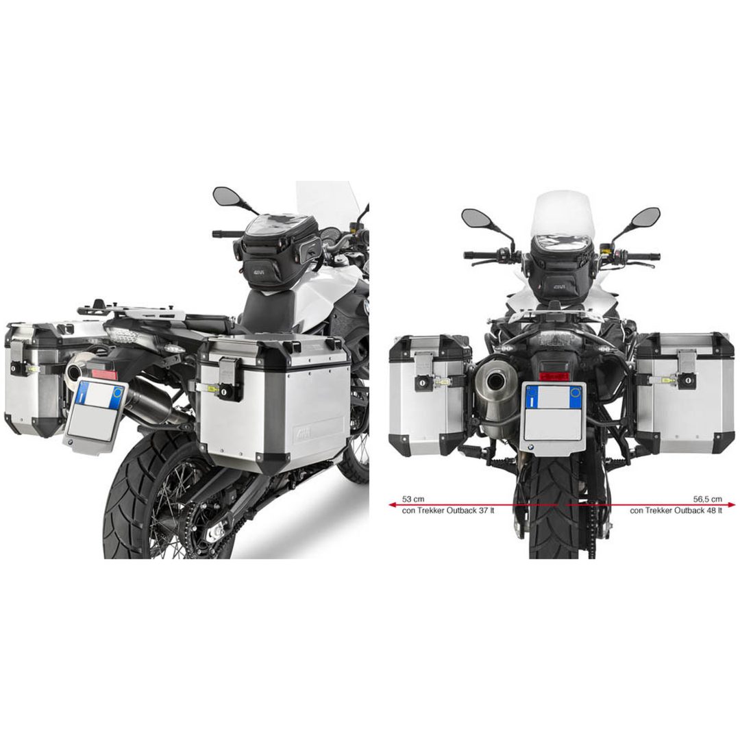 Montering Sidoväskor monokey Givi Trekker outback