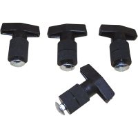 Monteringsankare Twist-N-Lock Svart 4-pack MOOSE OFFROAD FOUR WHEEL