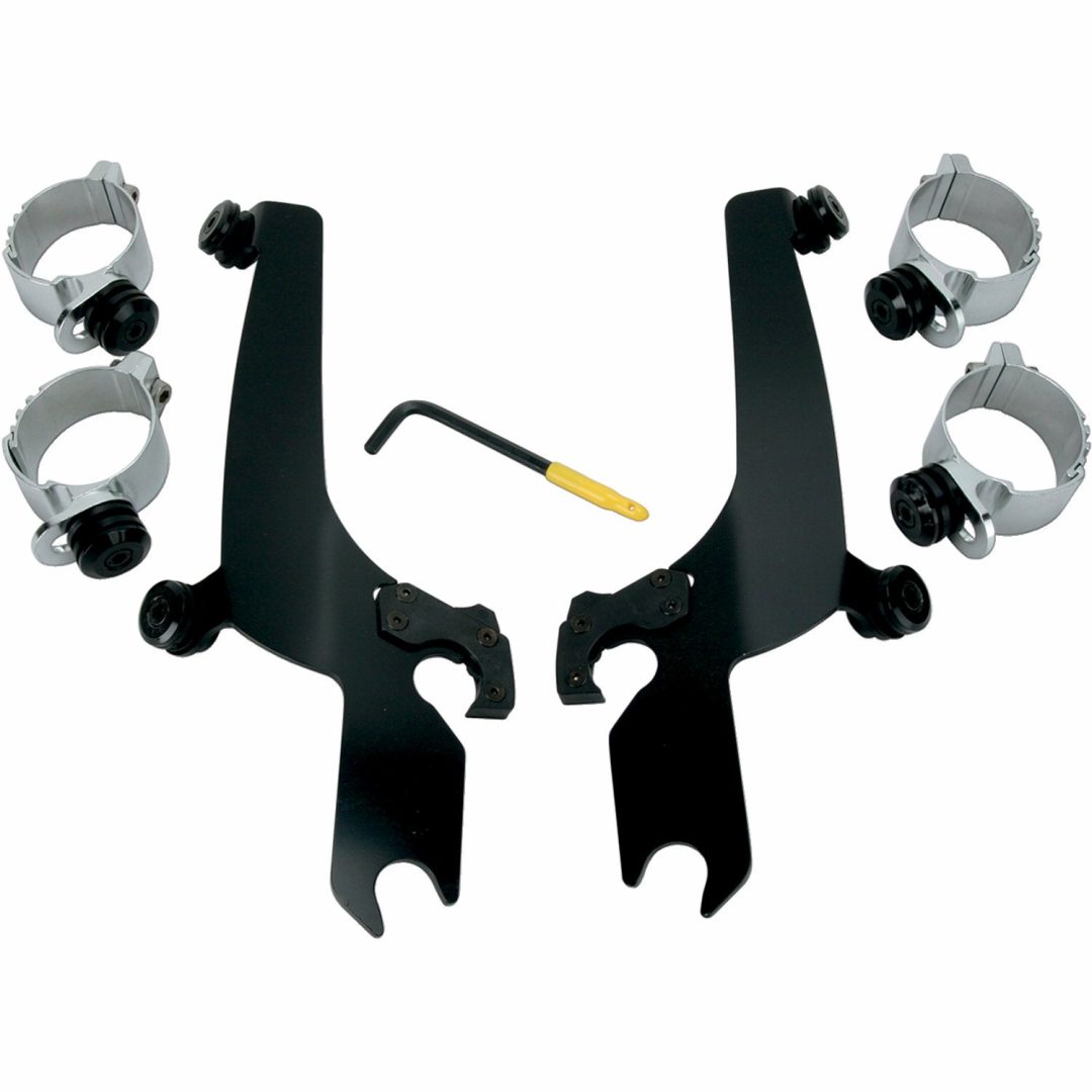 Monteringskit Sportshield Trigger-Lock Polerad MEMPHIS SHADES Svart