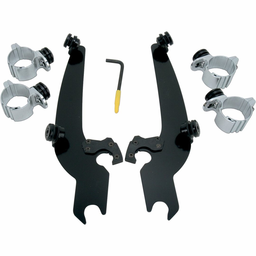 Monteringskit Sportshield Trigger-Lock Polerad MEMPHIS SHADES Svart