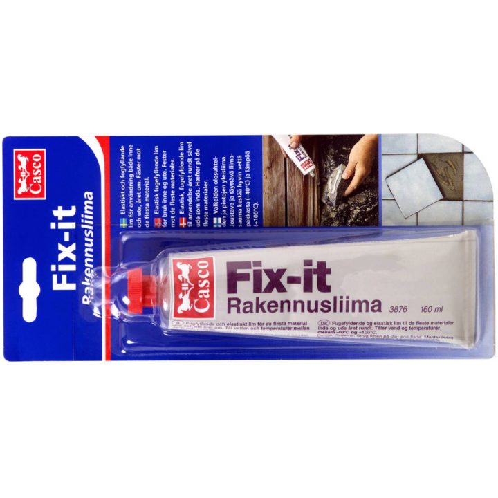 Monteringslim Fix-it 3876 CASCO LIM MONTERING FIX-IT 160ML – bild 2