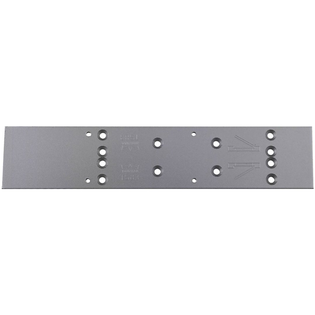Monteringsplatta Silver Aluminium DORMA MONTERINGSPLATTA DORMA 8380 S