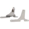 Monteringsplatta Square Sissy Bar Chrome Drag Specialties – miniatyr 2