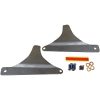 Monteringsplatta Square Sissy Bar Chrome Drag Specialties – miniatyr 1