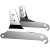 Monteringsplatta Square Sissy Bar Chrome Drag Specialties – miniatyr 2