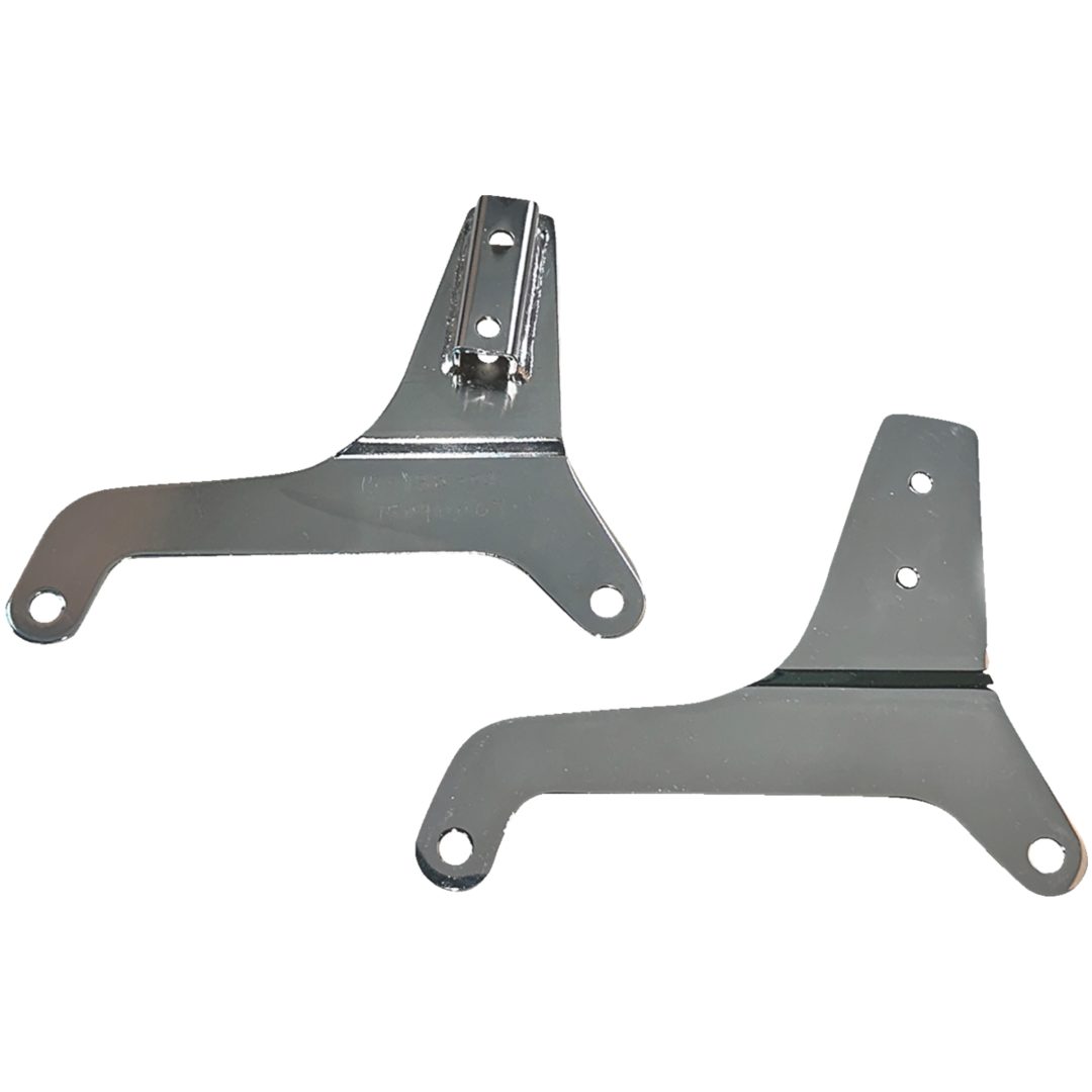 Monteringsplatta Square Sissy Bar Chrome Drag Specialties