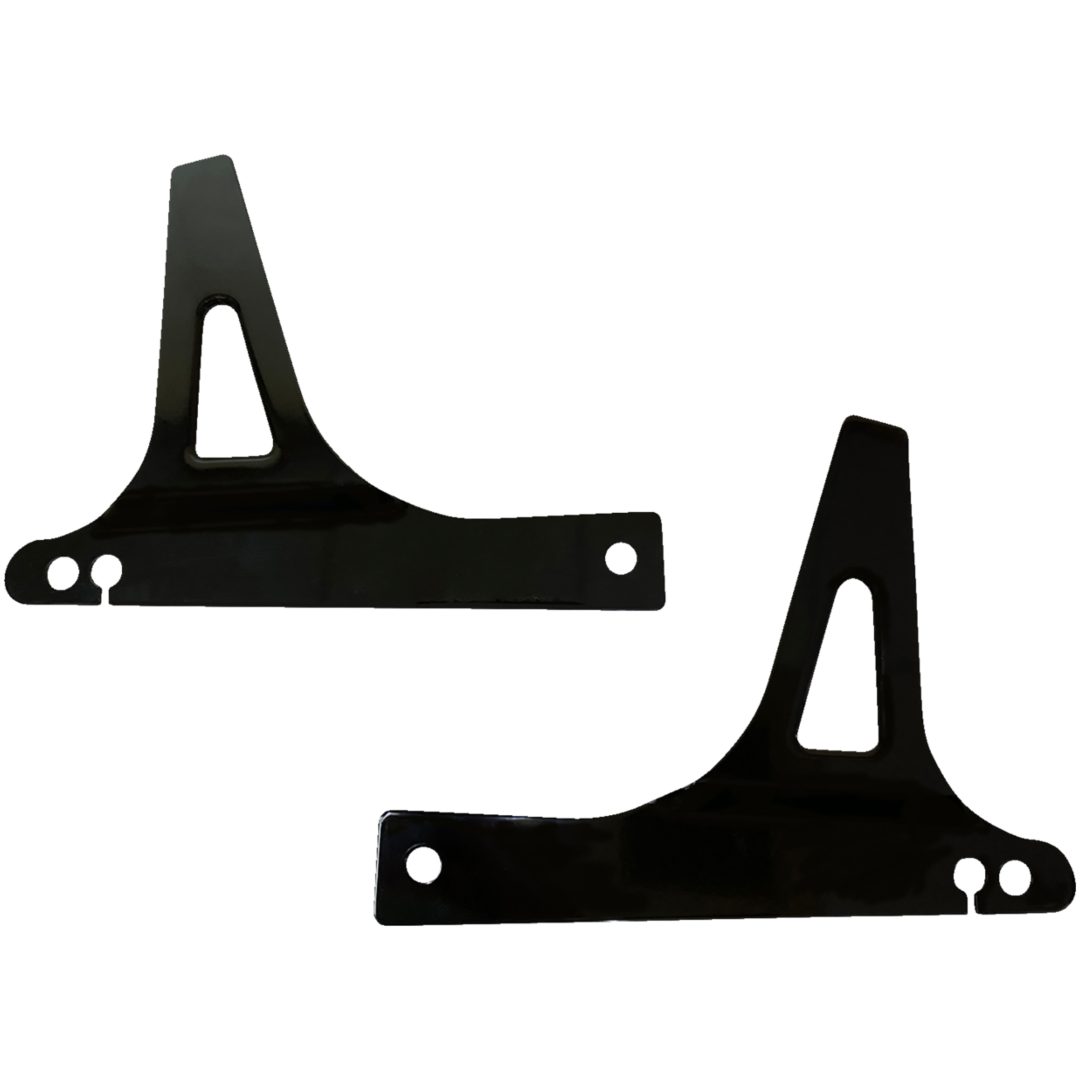 Monteringsplattor Square Sissy Bar Svart Drag Specialties