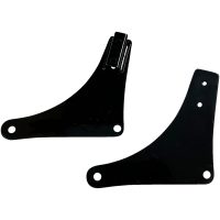 Monteringsplattor Square Sissy Bar Svart Drag Specialties