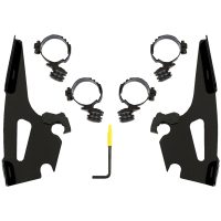 Monteringssats Batwing Fairing Svart MEMPHIS SHADES