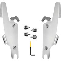 Monteringssats Fats/slim Vindruta Trigger-lock Polerad Aluminium MEMPHIS SHADES HD