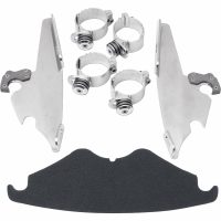 Monteringssats Vindruta Trigger-Lock Justerbar Silver MEMPHIS SHADES HD
