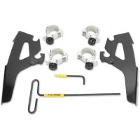 Monteringssats Vindruta Trigger-Lock Svart Aluminium MEMPHIS SHADES METRIC