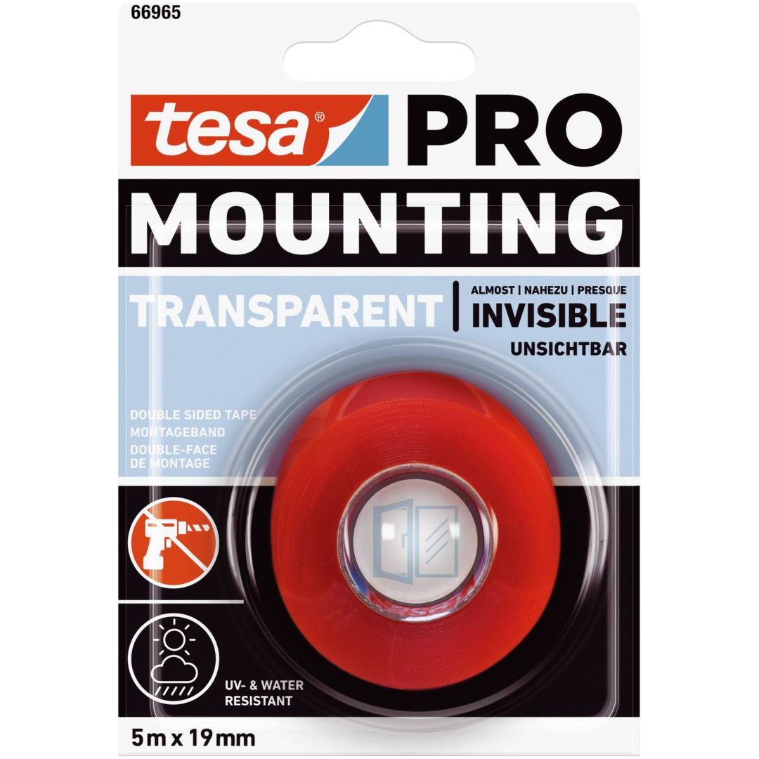 Monteringstejp Pro Transparent TESA