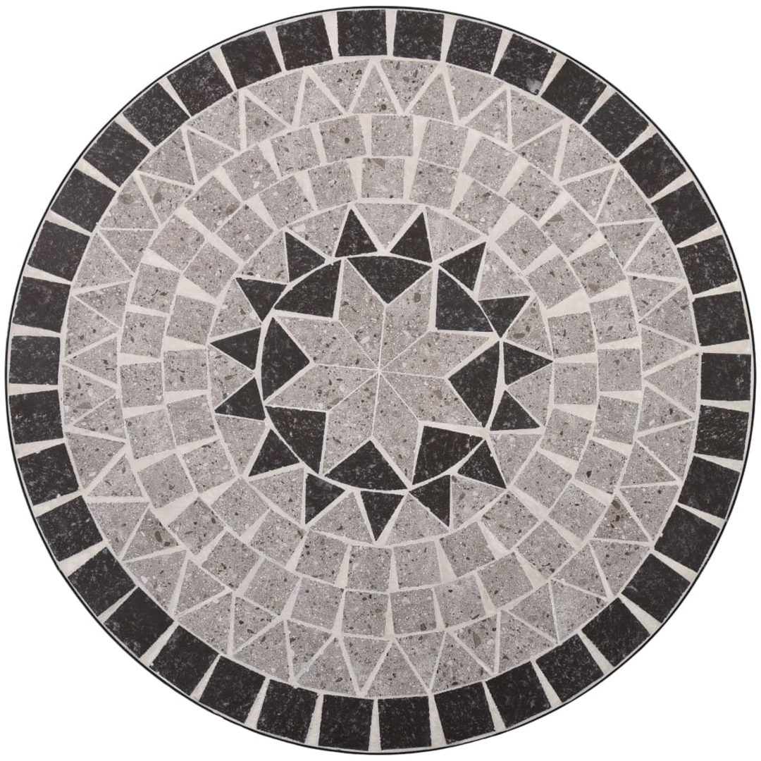 Mosaikbord 3 st keramik grå vidaXL – bild 5
