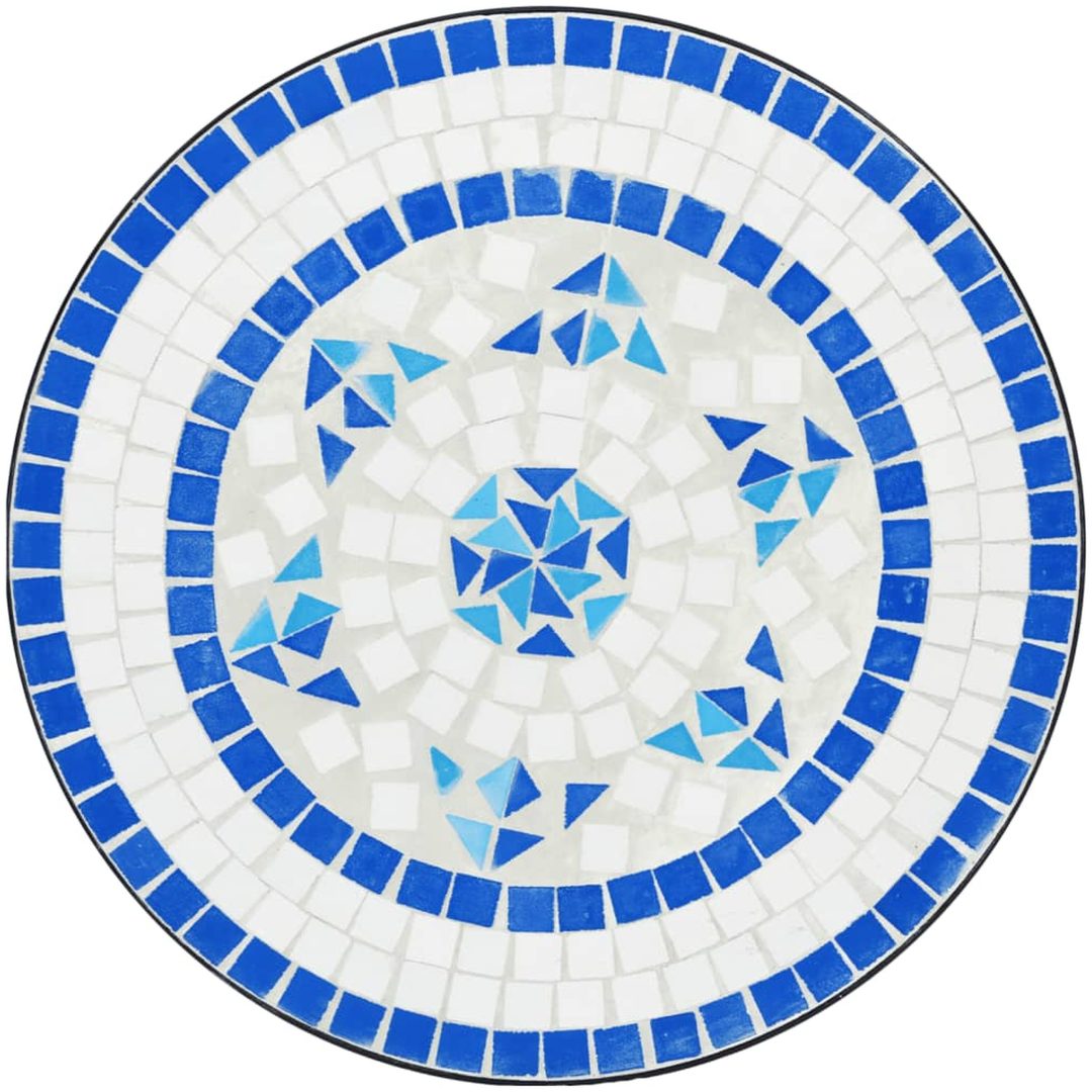 Mosaikbord blå och vit keramik vidaXL 50 x 70 cm – bild 6