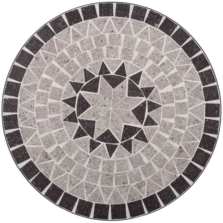 Mosaikbord brun keramik vidaXL 60 cm – bild 4