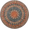 Mosaikbord orange/grå keramik vidaXL 60 cm – miniatyr 7