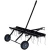 Mossrivare för åkgräsklippare 100 cm vidaXL – miniatyr 2