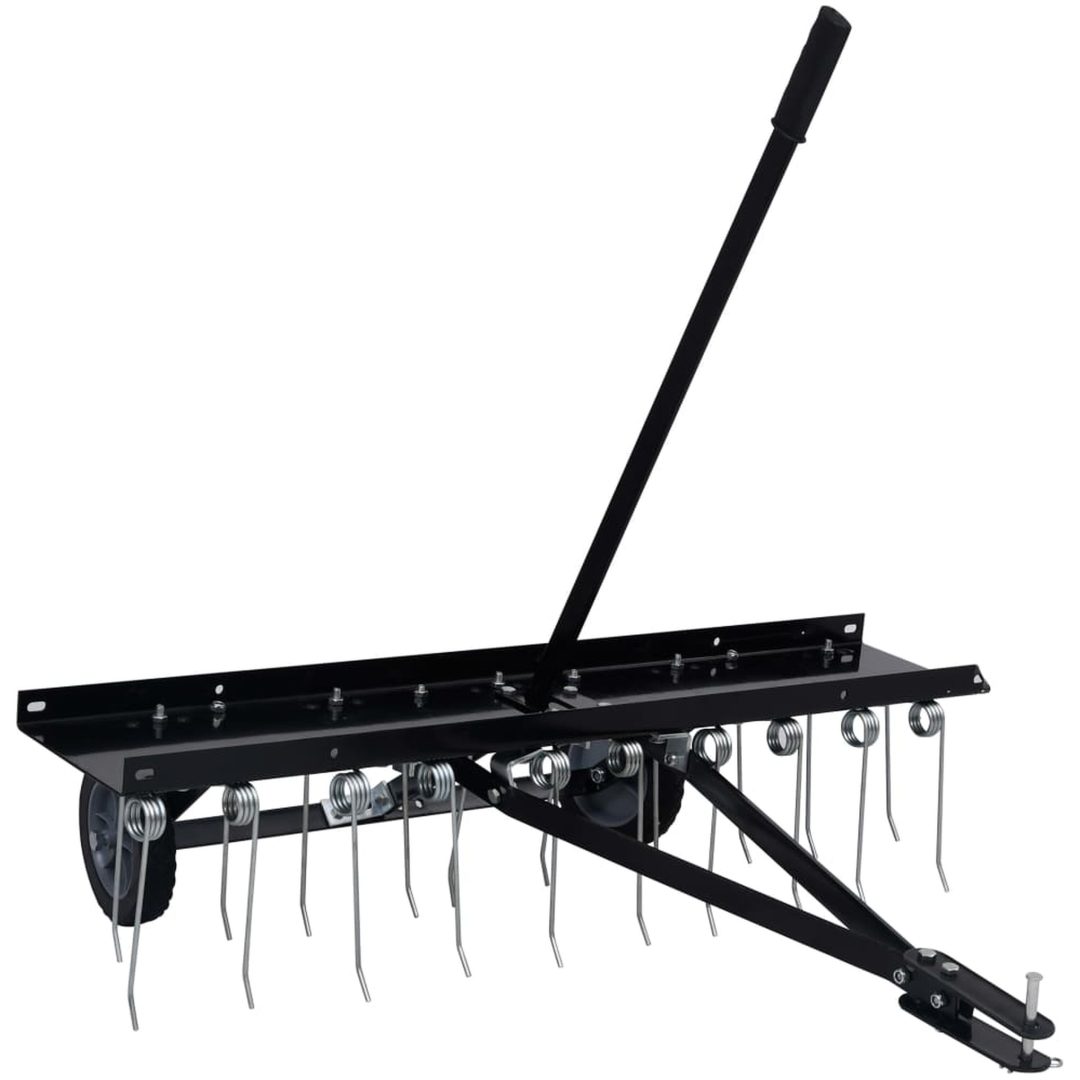 Mossrivare för åkgräsklippare 100 cm vidaXL – bild 4