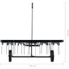Mossrivare för åkgräsklippare 100 cm vidaXL – miniatyr 9