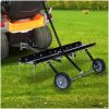 Mossrivare för åkgräsklippare 100 cm vidaXL – miniatyr 1