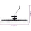 Mossrivare för åkgräsklippare 109 cm vidaXL – miniatyr 8